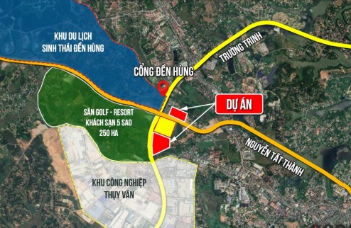 Việt Trì Spring City - dự án đất nền liền kề có sổ đỏ. Giá từ 1.4 tỷ/lô